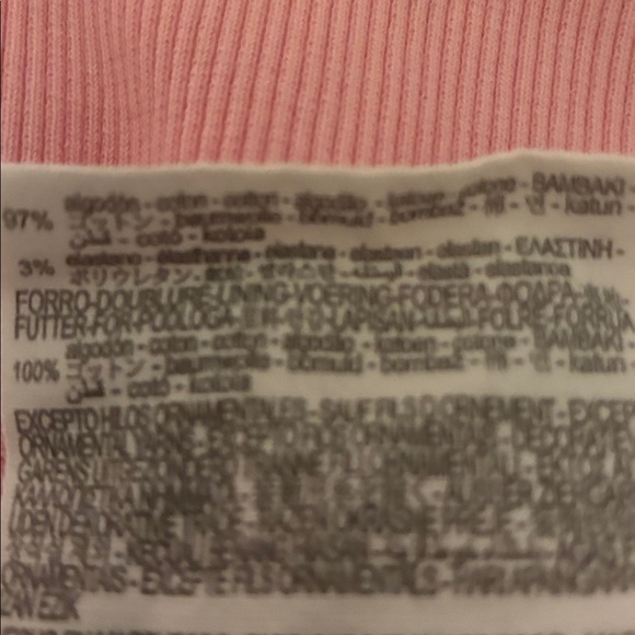 2 Piece - Zara X Barbie Pink 1959 Cropped Sweatshirt Hoodie & Joggers Sz L - Picture 11 of 11